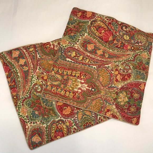 Pottery Barn Paisley Throw Pillow Cover - Picture 12 of 12